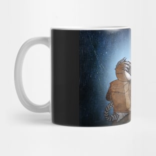 ALIEN - Illustration of HR Giger's Alien Xenomorph, as used in the movie ALIEN. Mug